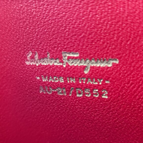 Salvatore Ferragamo Blue Leather Marlene Tote - Picture 8 of 8